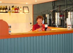 Patricia Berry behind the counter at Kingsley Grove