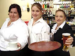 Gerreldine Abbey, Tiffany Abbey and Amy Burgess